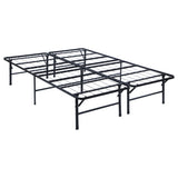 Tampa Furniture Outlet - Coaster - Mabel Metal Queen Mattress Support Platform Bed Black - 305957Q