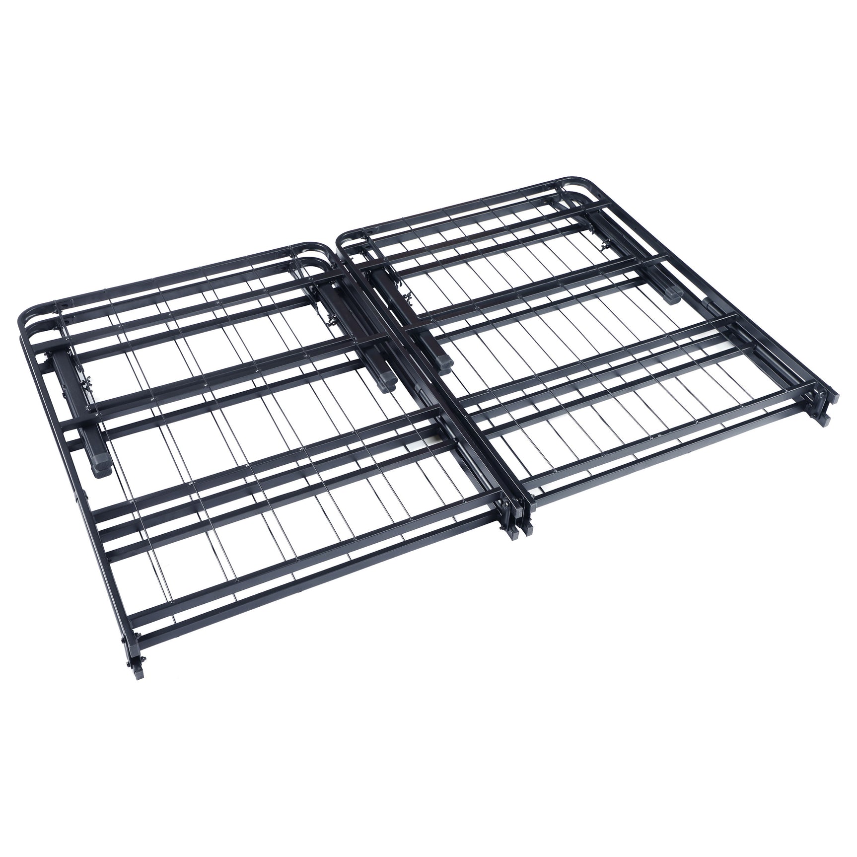 Mabel Metal Queen Mattress Support Platform Bed Black - Tampa Furniture Outlet