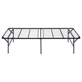 Mabel Metal Twin Mattress Support Platform Bed Black - Tampa Furniture Outlet