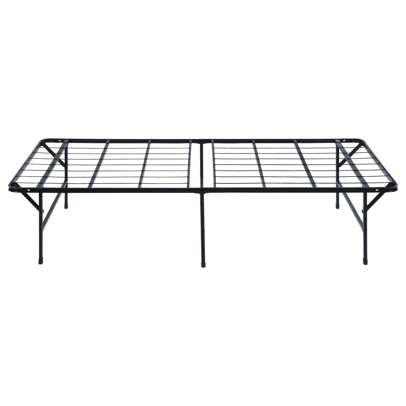 Mabel Metal Twin Mattress Support Platform Bed Black - Tampa Furniture Outlet
