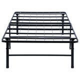 Mabel Metal Twin Mattress Support Platform Bed Black - Tampa Furniture Outlet