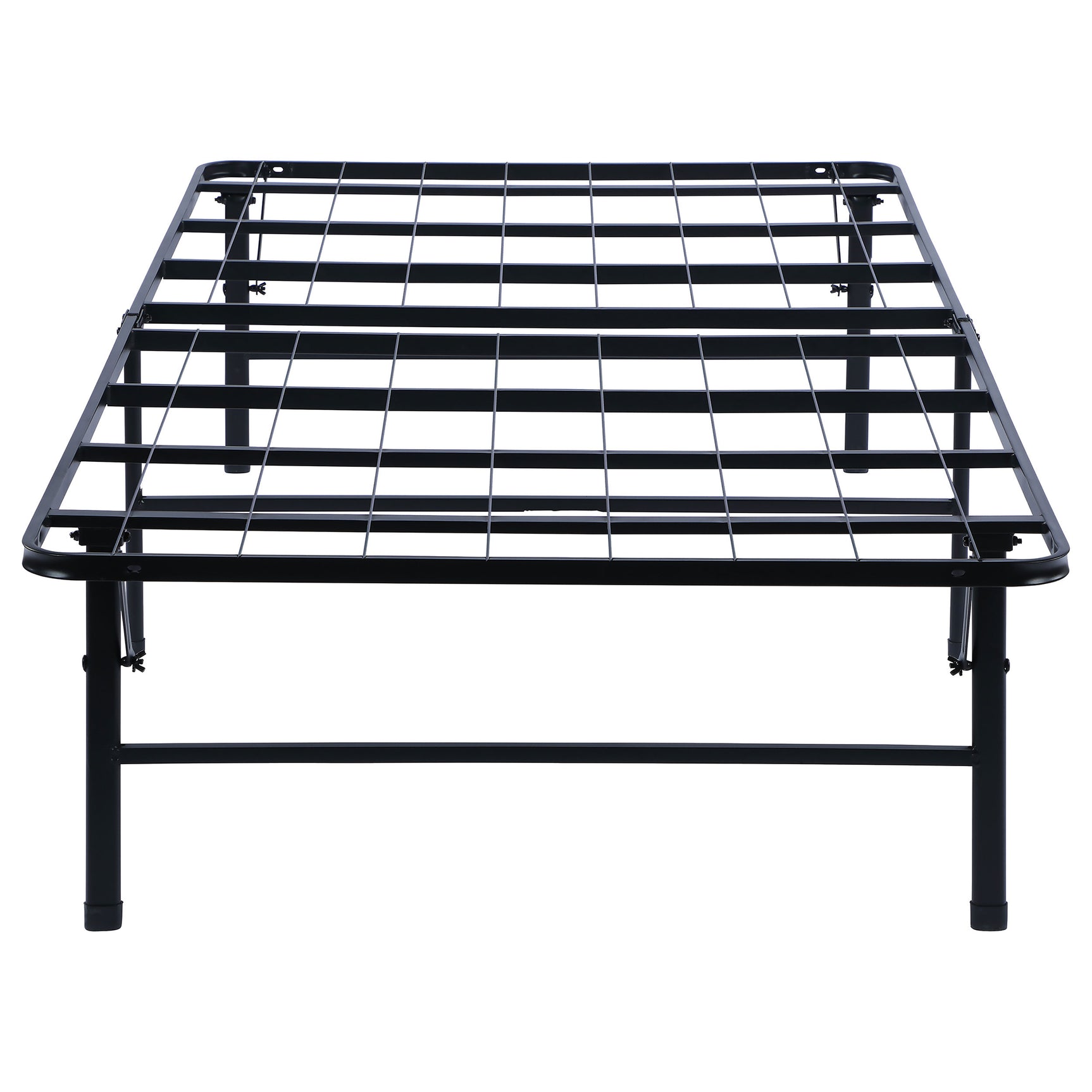 Mabel Metal Twin Mattress Support Platform Bed Black - Tampa Furniture Outlet