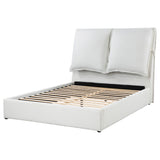 Gwendoline Upholstered Queen Panel Bed White - Tampa Furniture Outlet
