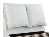 Gwendoline Upholstered Queen Panel Bed White - Tampa Furniture Outlet