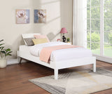 Hounslow Twin Universal Platform Bed White - Tampa Furniture Outlet