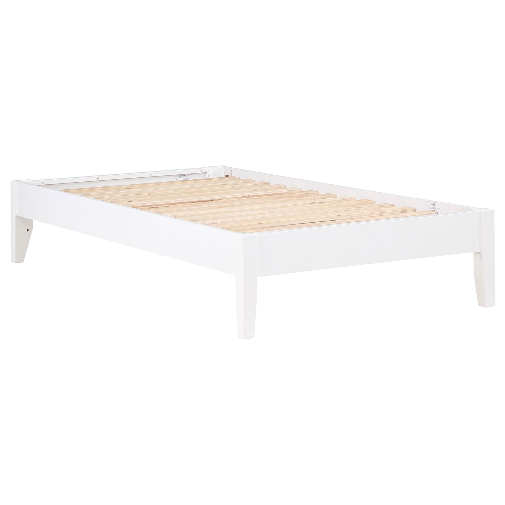 Tampa Furniture Outlet - Coaster - Hounslow Twin Universal Platform Bed White - 306128T