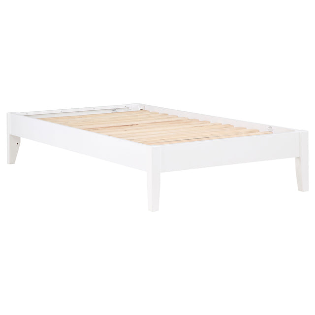 Tampa Furniture Outlet - Coaster - Hounslow Twin Universal Platform Bed White - 306128T