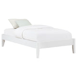 Hounslow Twin Universal Platform Bed White - Tampa Furniture Outlet