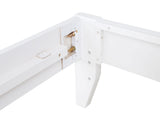 Hounslow Twin Universal Platform Bed White - Tampa Furniture Outlet