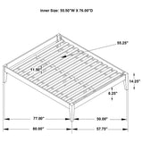 Hounslow Full Universal Platform Bed Black - Tampa Furniture Outlet