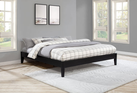 Hounslow California King Universal Platform Bed Black - Tampa Furniture Outlet