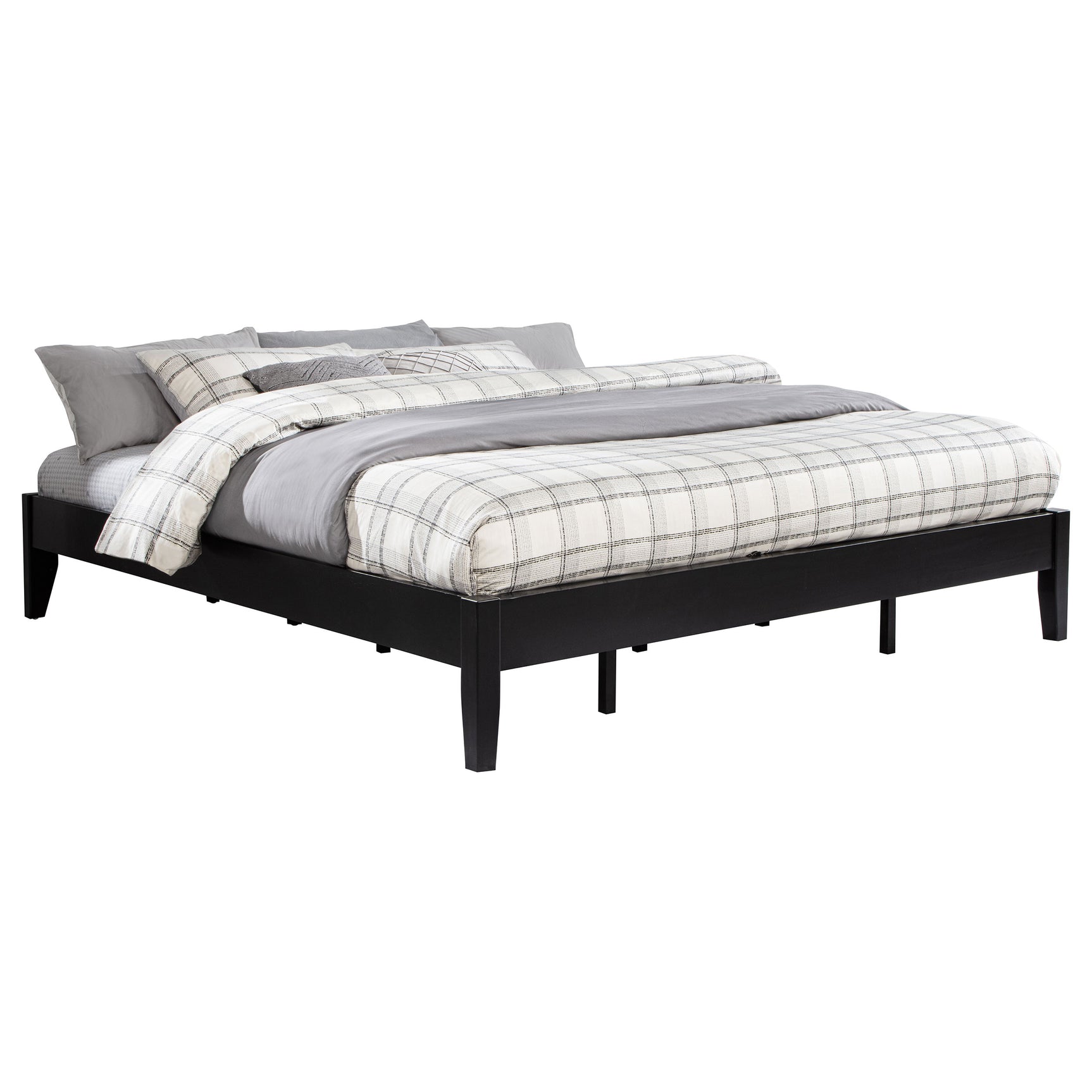 Hounslow California King Universal Platform Bed Black - Tampa Furniture Outlet