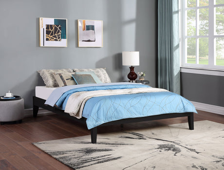 Hounslow Queen Universal Platform Bed Black - Tampa Furniture Outlet