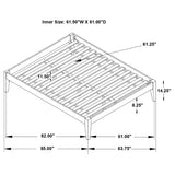 Hounslow Queen Universal Platform Bed Black - Tampa Furniture Outlet