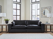 Tampa Furniture Outlet - Ashley Furniture - Emilia Sectional - RAF 2-Piece Sectional Loveseat / Black - 30902S1