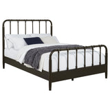 Rocco All Wood Water Pipe Open Frame Full Bed Dark Bronze