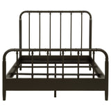 Rocco All Wood Water Pipe Open Frame Full Bed Dark Bronze