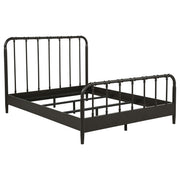 Tampa Furniture Outlet - Coaster - Rocco All Wood Water Pipe Open Frame Queen Bed Dark Bronze - 310035Q