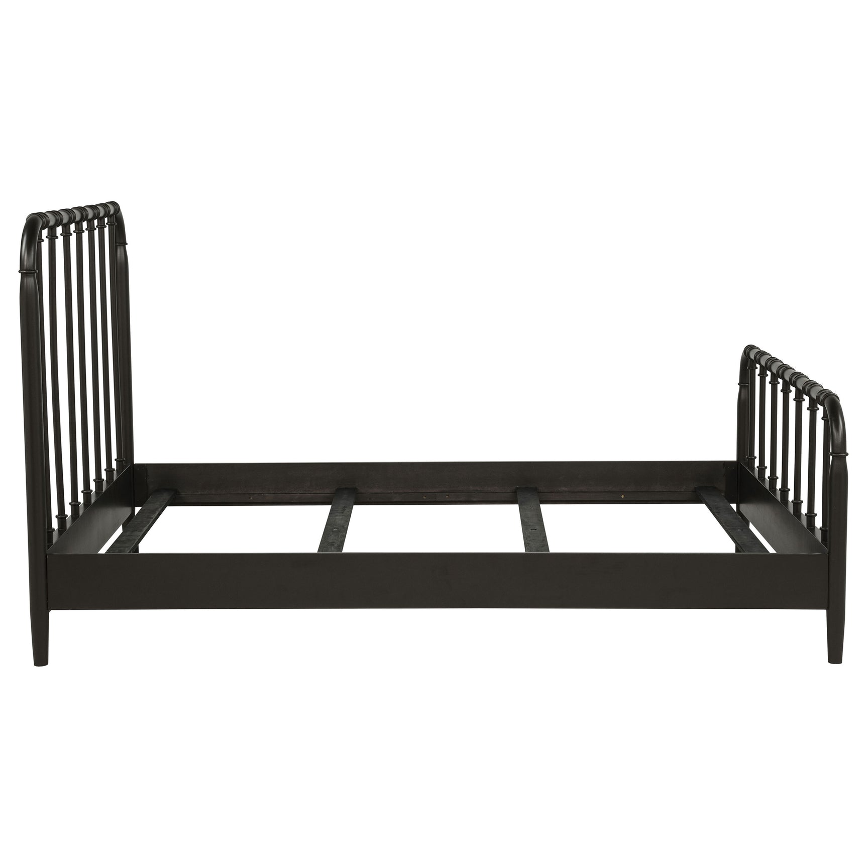 Rocco All Wood Water Pipe Open Frame Queen Bed Dark Bronze