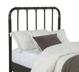 Rocco All Wood Water Pipe Open Frame Twin Bed Dark Bronze