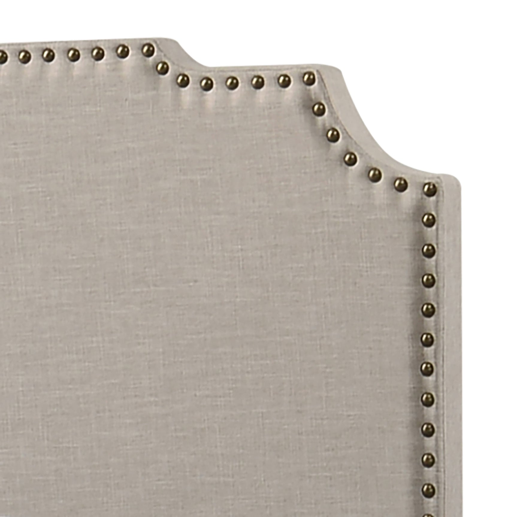 Tamarac Upholstered Eastern King Panel Bed Beige - Tampa Furniture Outlet