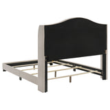 Sonoma Upholstered Queen Wingback Bed Beige - Tampa Furniture Outlet