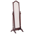 Tampa Furniture Outlet - Coaster - Cabot Wood Adjustable Full Length Cheval Mirror Merlot - 3103