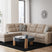 Tampa Furniture Outlet - Ashley Furniture - Olten Sectional - RAF 2-Piece Sectional with Chaise / Mocha - 31304S1