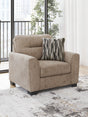 Tampa Furniture Outlet - Ashley Furniture - Olten Living Room - Chair and a Half / Mocha - 3130423