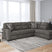 Tampa Furniture Outlet - Ashley Furniture - Olten Sectional - LAF 2-Piece Sectional with Chaise / Graphite - 31305S2