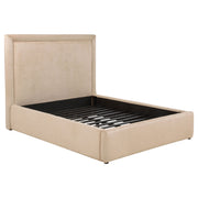 Tampa Furniture Outlet - Coaster - Lawson 54-inch Upholstered Full Platform Bed Light Saddle - 315835LF