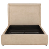 Lawson 54-inch Upholstered Full Platform Bed Light Saddle
