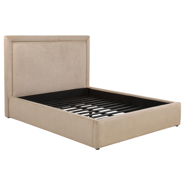 Tampa Furniture Outlet - Coaster - Lawson 54-inch Upholstered Eastern King Platform Bed Saddle - 315835LKE