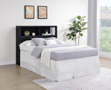 Westpark 49-inch Full Bookcase Headboard Black - Tampa Furniture Outlet
