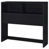 Westpark 49-inch Full Bookcase Headboard Black - Tampa Furniture Outlet