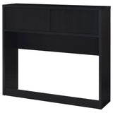 Westpark 49-inch Full Bookcase Headboard Black - Tampa Furniture Outlet