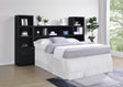 Tampa Furniture Outlet - Coaster - Westpark 3-piece Queen Bedroom Set Bookcase Headboard Black - 315851Q-SET