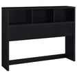 Tampa Furniture Outlet - Coaster - Westpark 49-inch Queen Bookcase Headboard Black - 315851Q