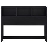Westpark 49-inch Queen Bookcase Headboard Black - Tampa Furniture Outlet