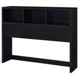 Westpark 49-inch Queen Bookcase Headboard Black - Tampa Furniture Outlet