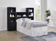 Tampa Furniture Outlet - Coaster - Westpark 3-piece Twin Bedroom Set Bookcase Headboard Black - 315851T-SET