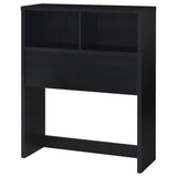 Westpark 49-inch Twin Bookcase Headboard Black - Tampa Furniture Outlet