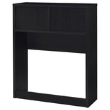 Westpark 49-inch Twin Bookcase Headboard Black - Tampa Furniture Outlet