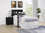 Westpark 49-inch Twin Bookcase Headboard Black - Tampa Furniture Outlet