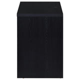 Westpark 2-drawer Nightstand LED Lights and USB Black - Tampa Furniture Outlet