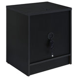 Westpark 2-drawer Nightstand LED Lights and USB Black - Tampa Furniture Outlet