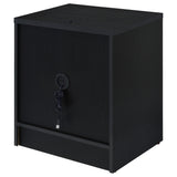 Westpark 2-drawer Nightstand LED Lights and USB Black - Tampa Furniture Outlet