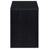 Westpark 2-drawer Nightstand LED Lights and USB Black - Tampa Furniture Outlet