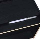 Westpark 2-drawer Nightstand LED Lights and USB Black - Tampa Furniture Outlet