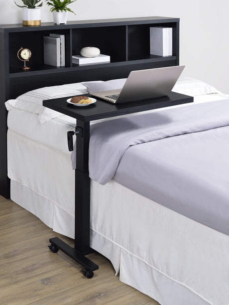 Westpark Height Adjustable Mobile Bedroom C-Table Black - Tampa Furniture Outlet